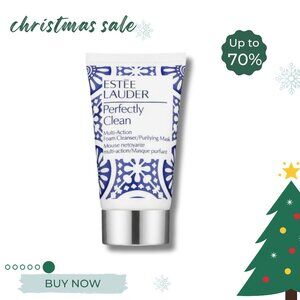 Estee Lauder Perfectly Clean Multi-action Foam Cleanser/ Purifying Mask, 1oz eac